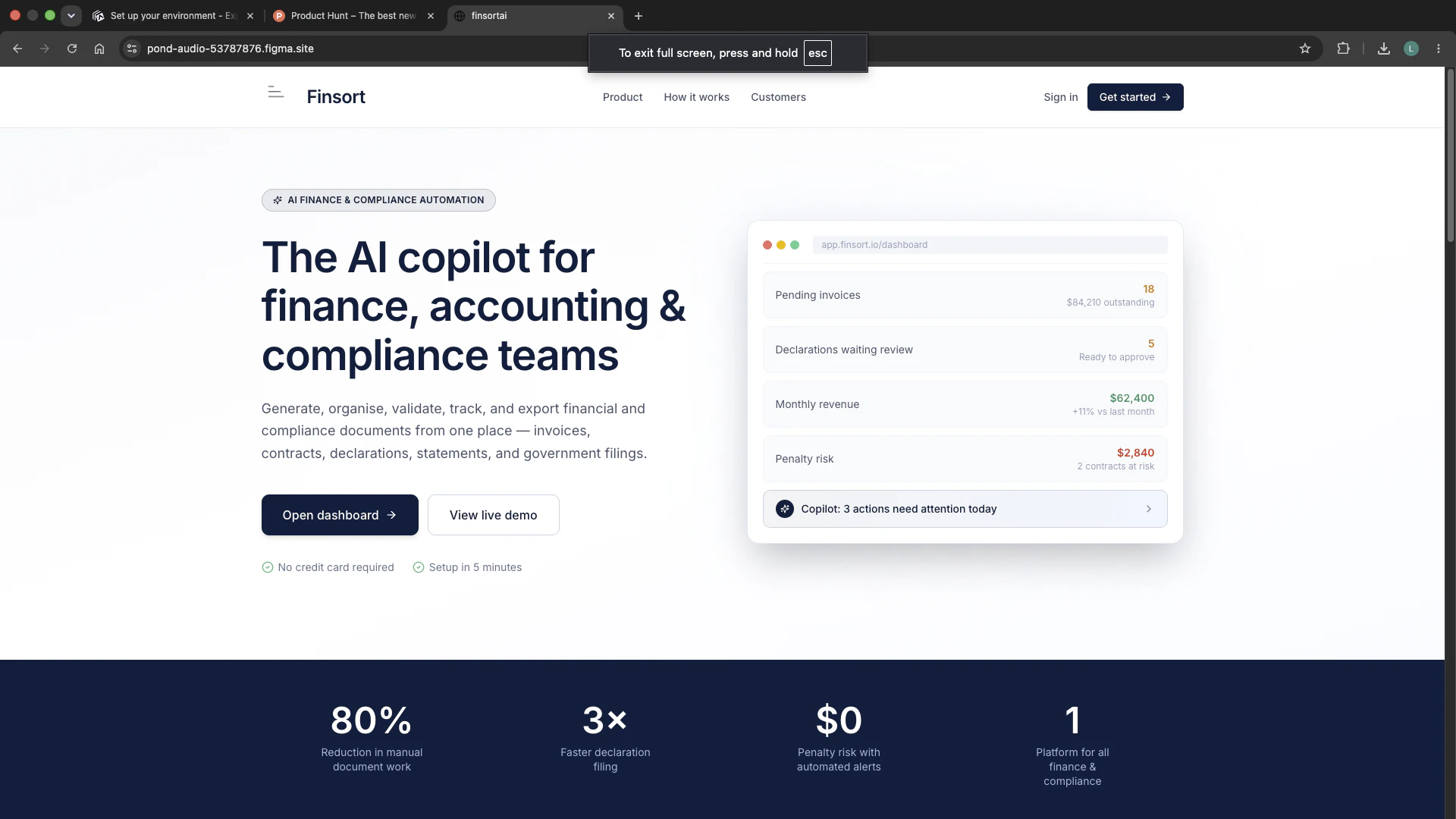 Finsort screenshot 1
