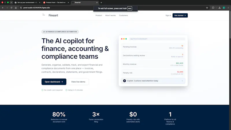 Finsort screenshot 2