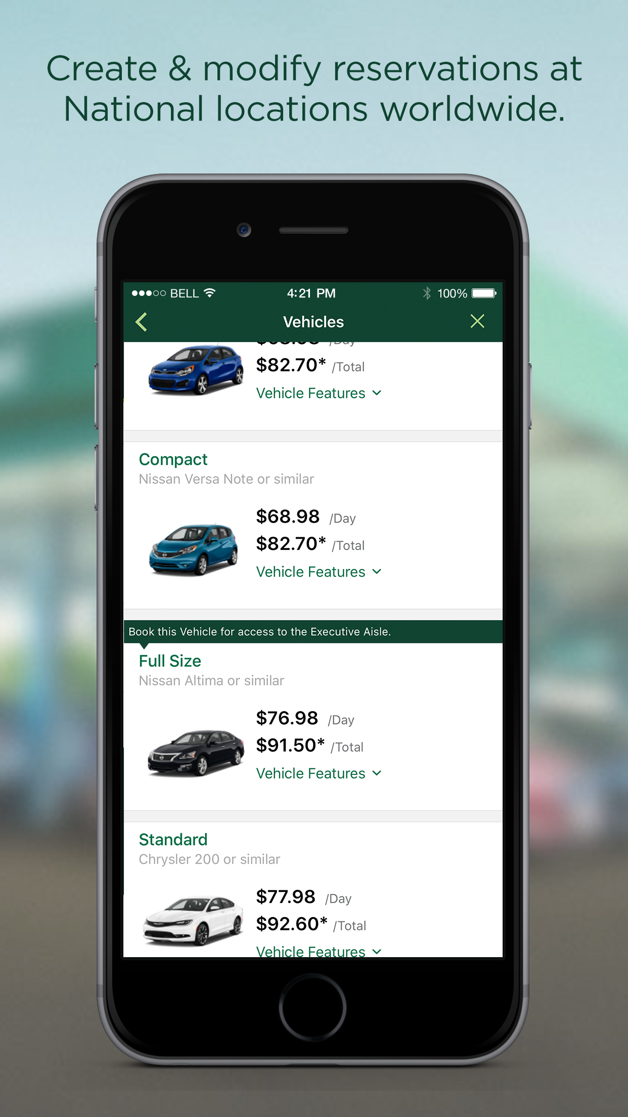 National Car Rental app gallery image