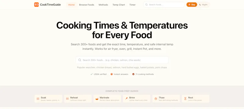 CookTimeGuide screenshot 2