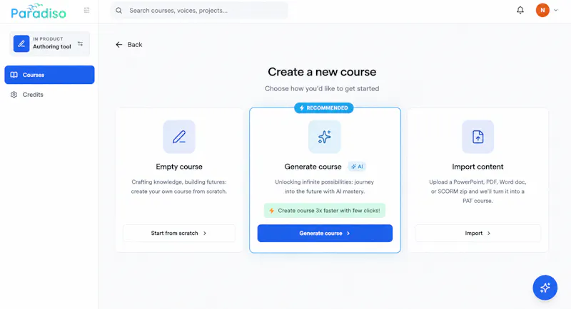 Paradiso Authoring Tool  screenshot 2