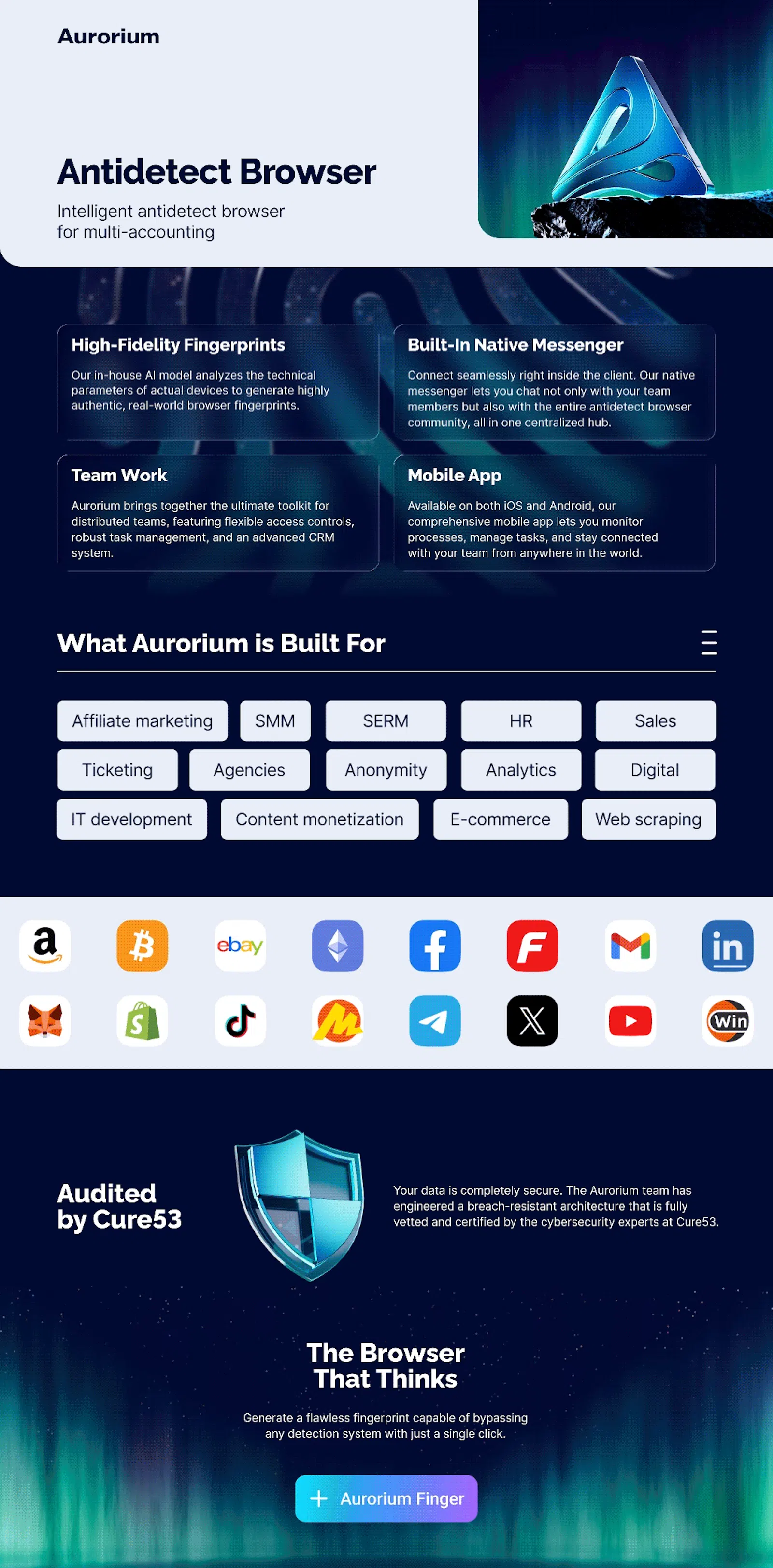 Aurorium Browser screenshot 2