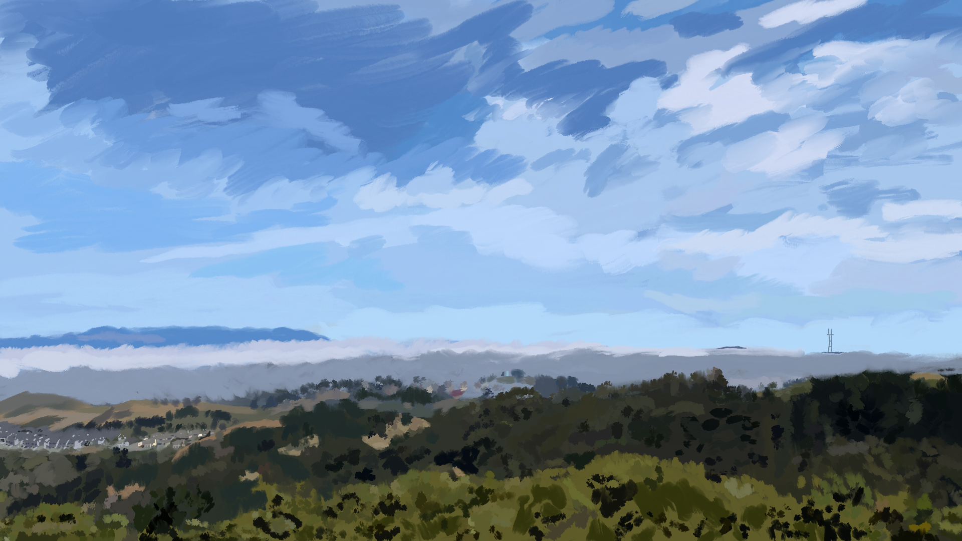 Hand Painted Zoom Backgrounds for Biden gallery image