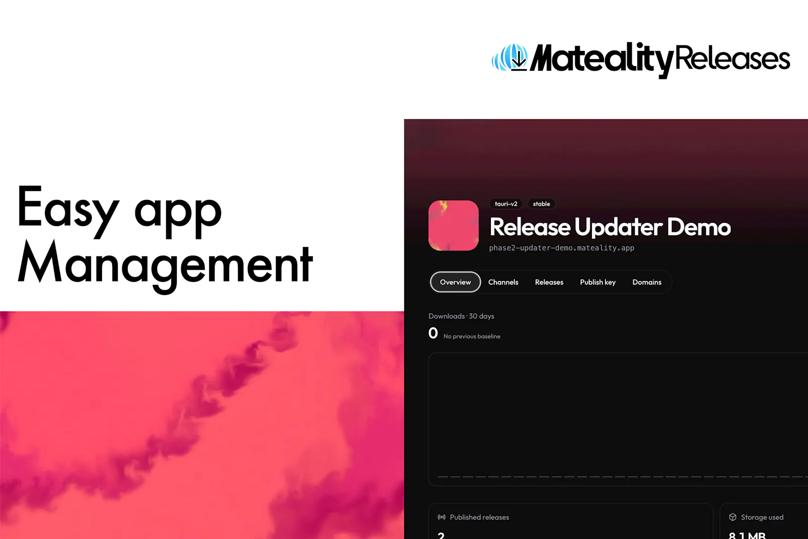Mateality Releases screenshot 2