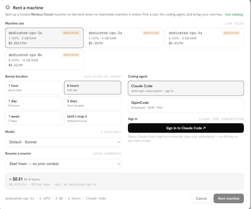 Nimbus screenshot 3