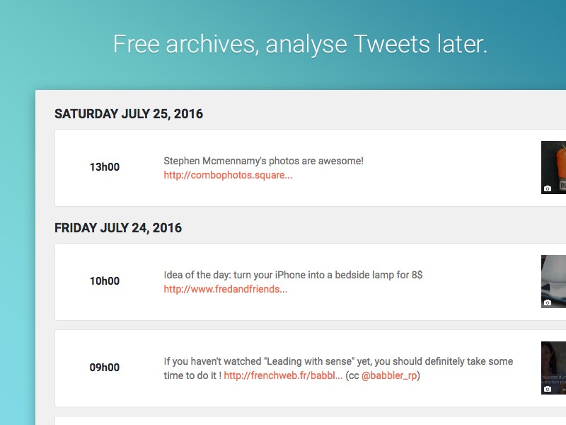 ClockTweets gallery image