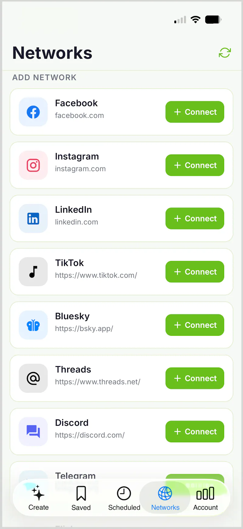 Mobile Social Media Publishing on the Go screenshot 8
