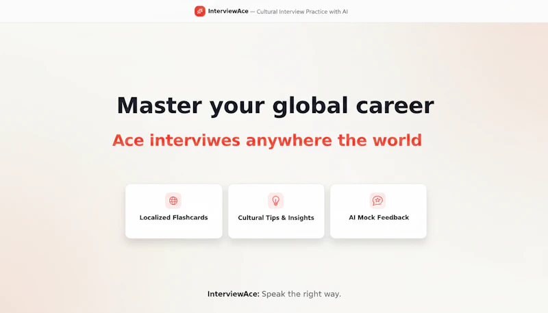 InterviewAce screenshot 1