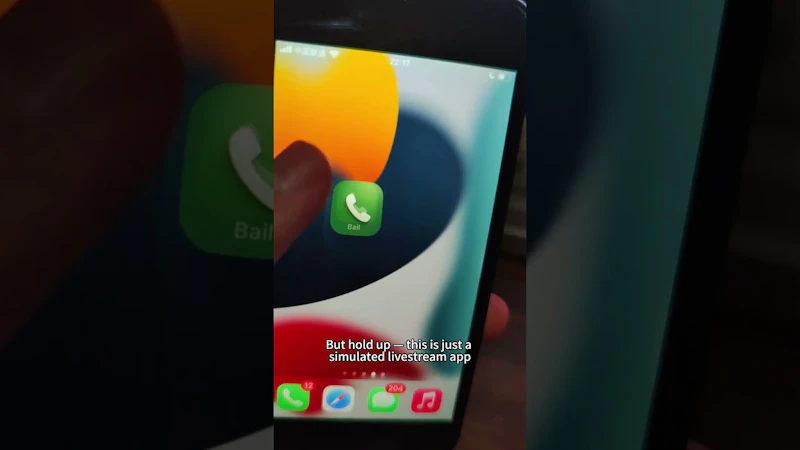Bail: Fake Call Simulator screenshot 1 (video preview)