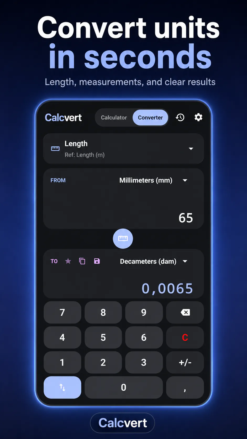Calcvert: calculator converter gallery image