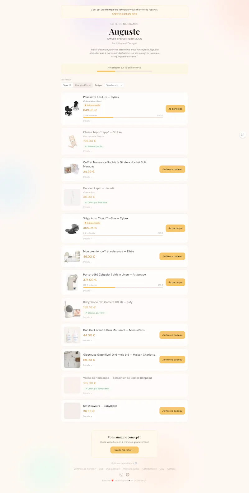 MagicListe an hassle free registry list screenshot 6