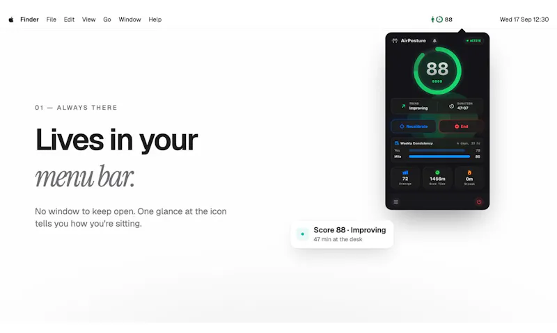 AirPosture screenshot 4