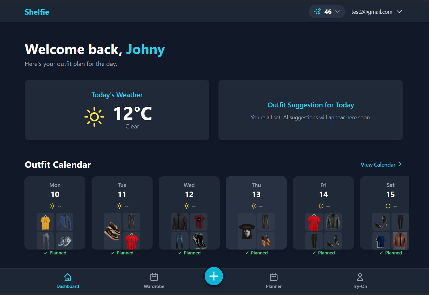 SHELFIE! - your AI outfit assistant - Screenshot 2 showing product features and functionality