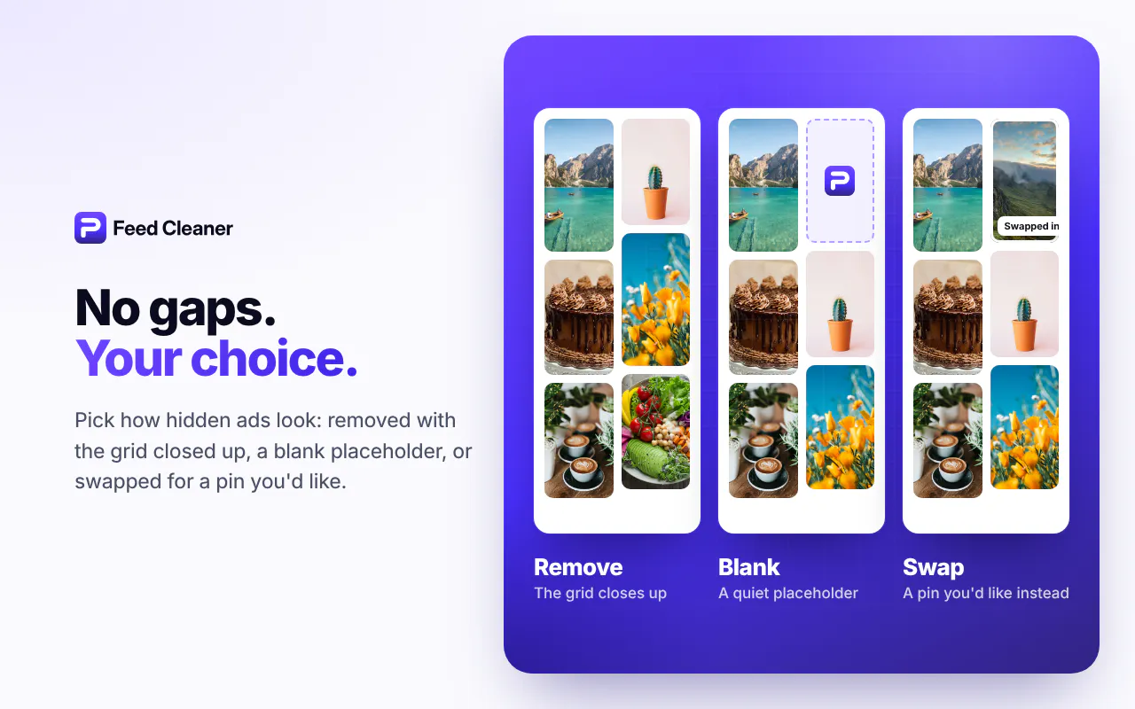 Feed Cleaner for Pinterest gallery image