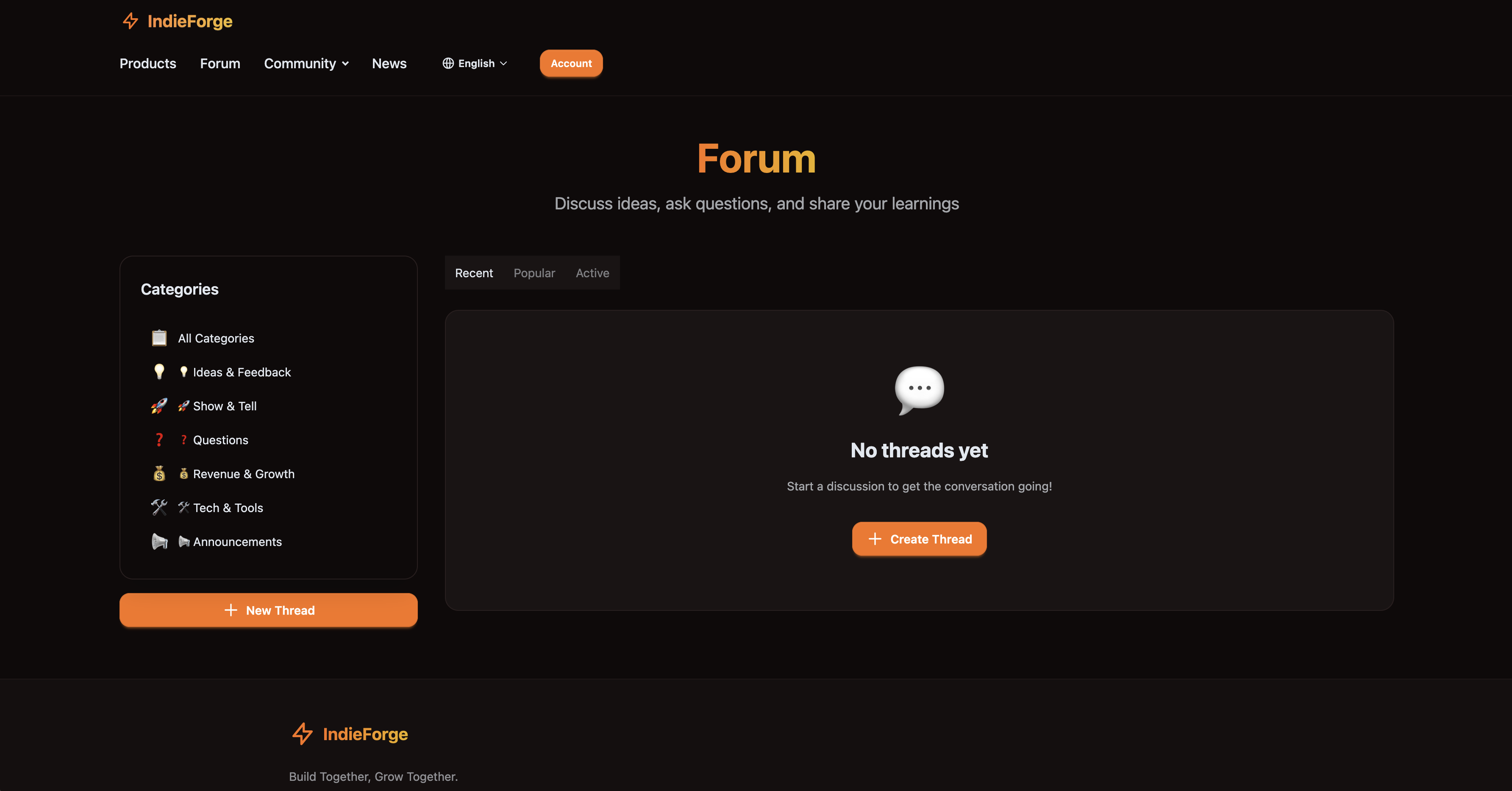 IndieForge - Screenshot 5 showing product features and functionality