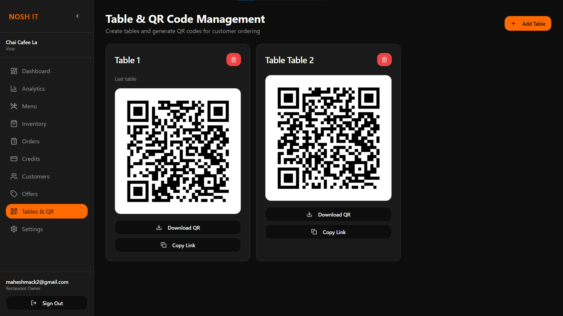 NOSH IT - Screenshot 4 showing product features and functionality