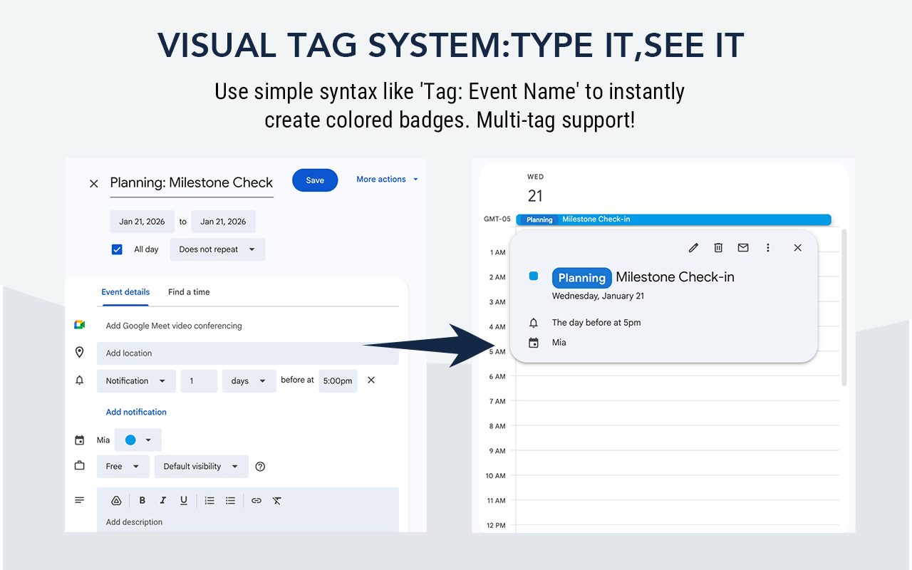 CalendarBoost - Screenshot 2 showing product features and functionality