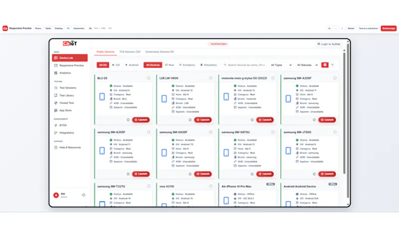 DeviceLab screenshot 1