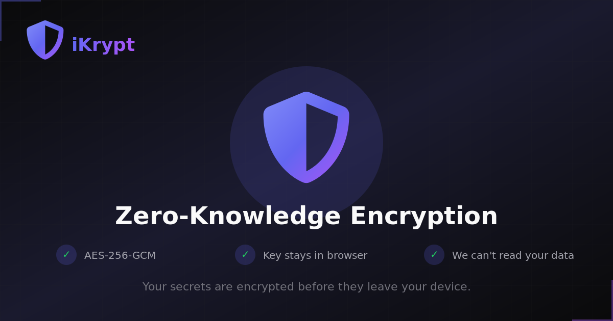 iKrypt - Screenshot 3 showing product features and functionality
