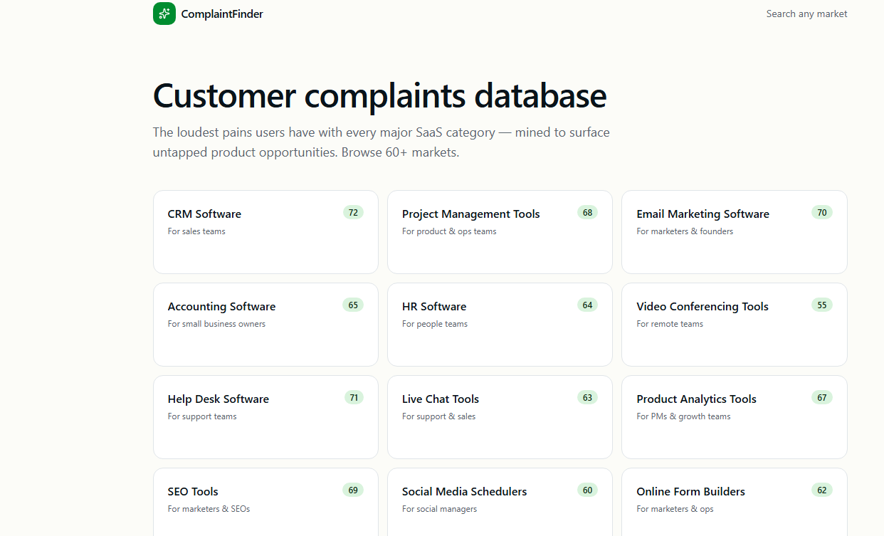 ComplaintFinder gallery image