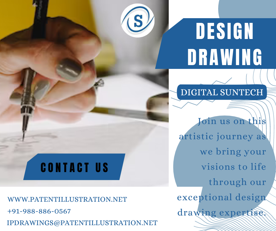 Mídia 1 de Desenhos de design de patentes