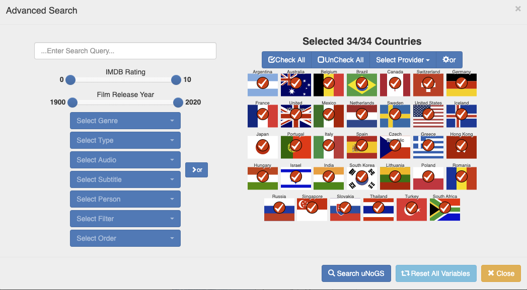 Unofficial Netflix Online Global Search gallery image