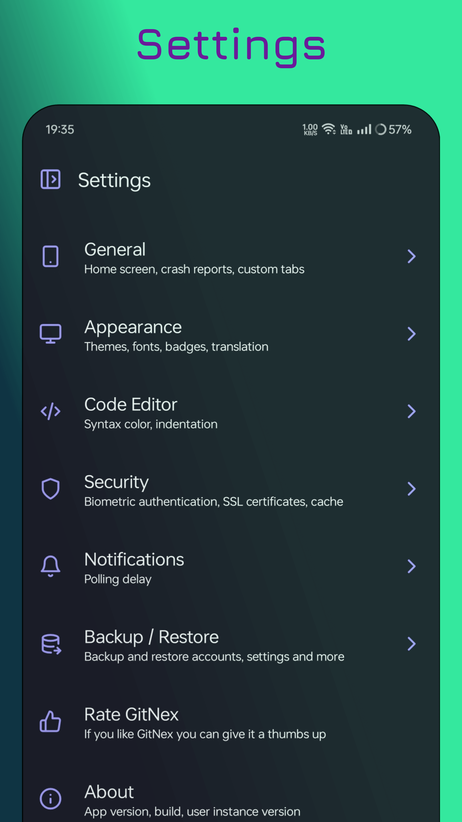 Média Gitnex - Application Android pour Forgejo et Gitea 7