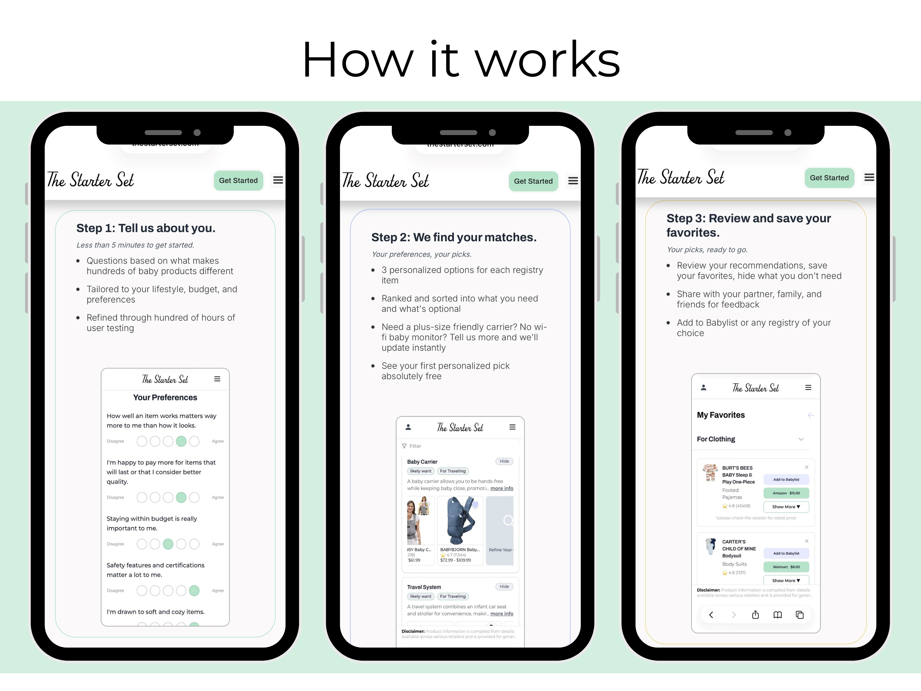 The Starter Set | AI Baby Registry Help gallery image