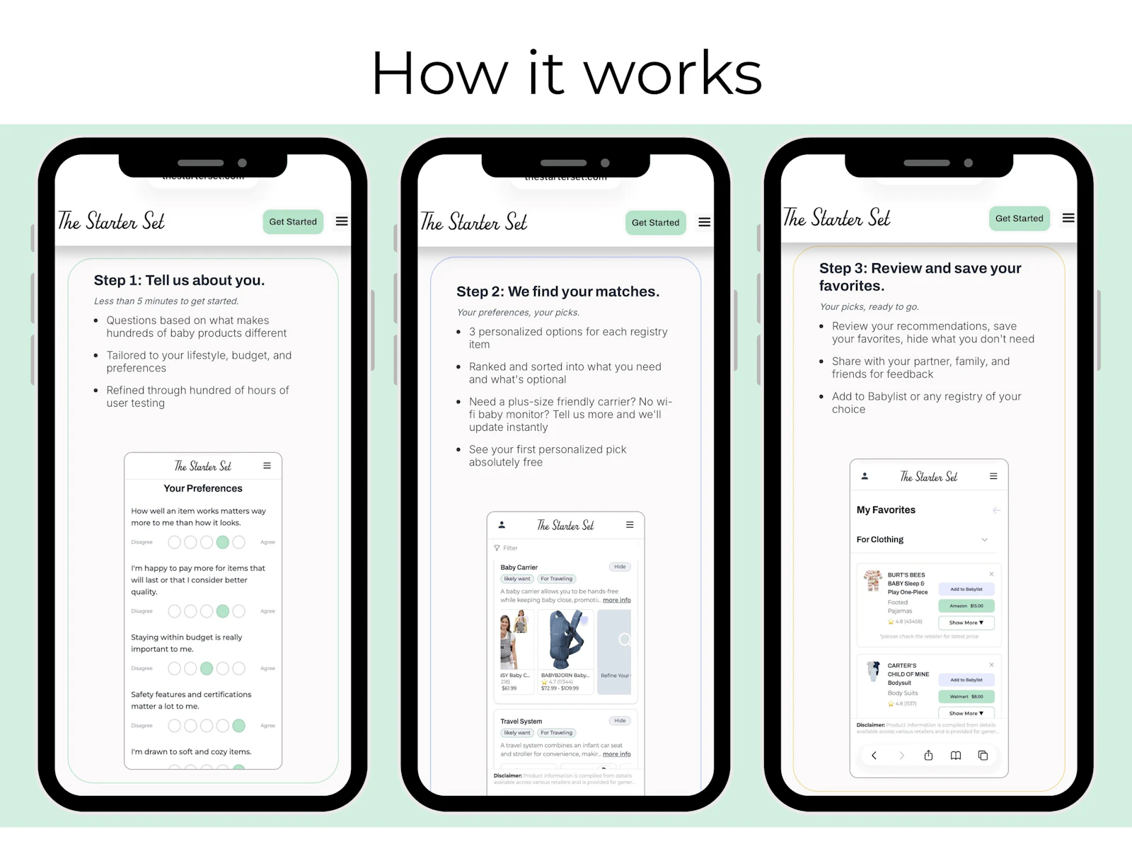 The Starter Set | AI Baby Registry Help screenshot 3