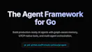go-agent framework