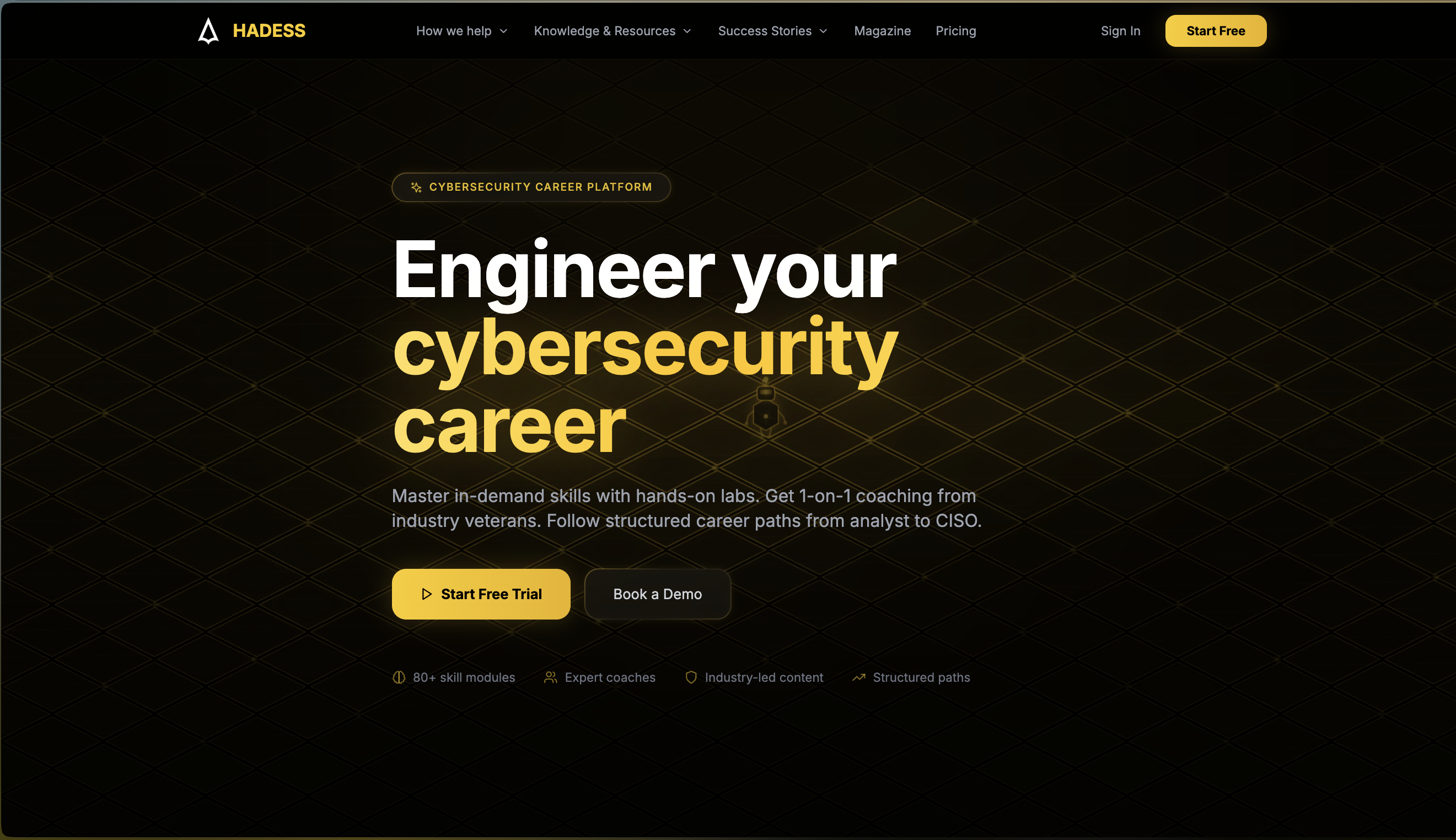 HADESS - Main product screenshot demonstrating key features and user interface