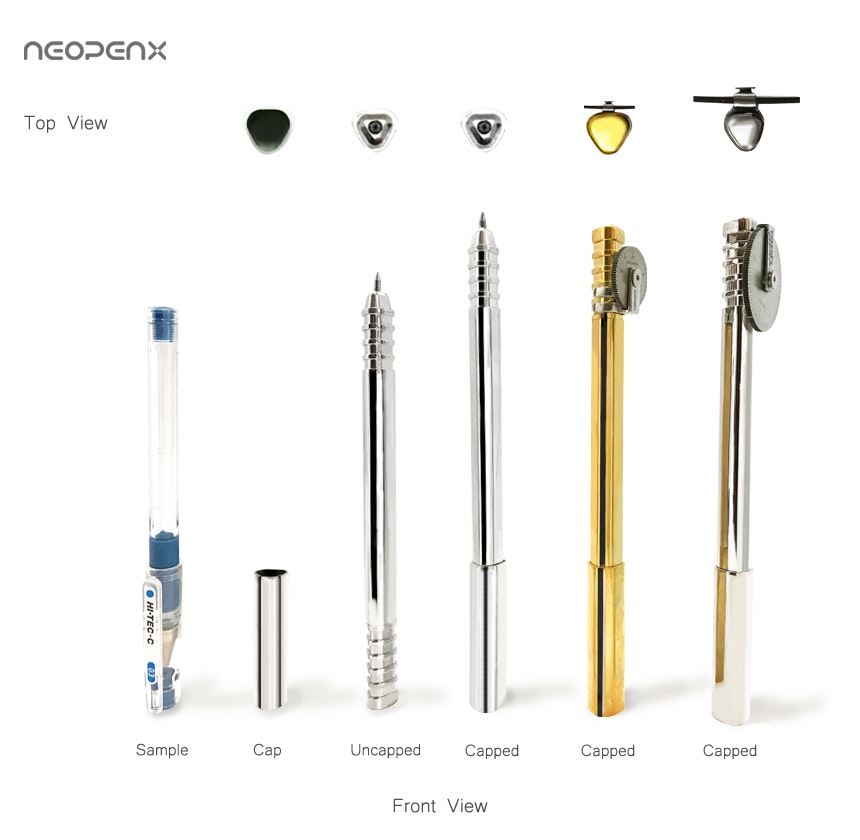 Neopenx: Innovative Rolling Ruler and Pen Combo gallery image