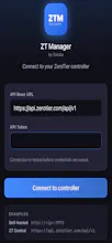 Manage ZeroTier Networks gallery image