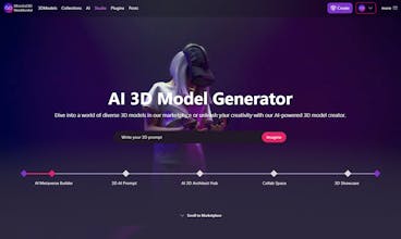Mondial3D - AI 3D Model Generator gallery image