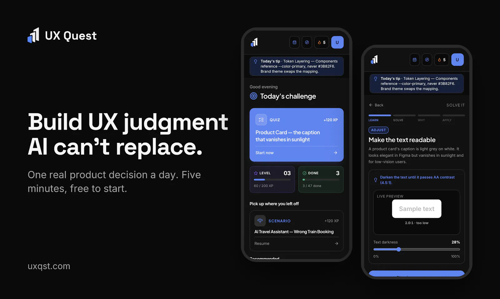 UX Quest screenshot 1