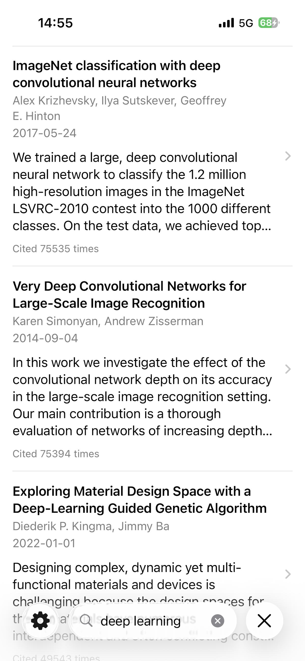 ReWave - Research as Podcasts (iOS) - Screenshot 2 showing product features and functionality