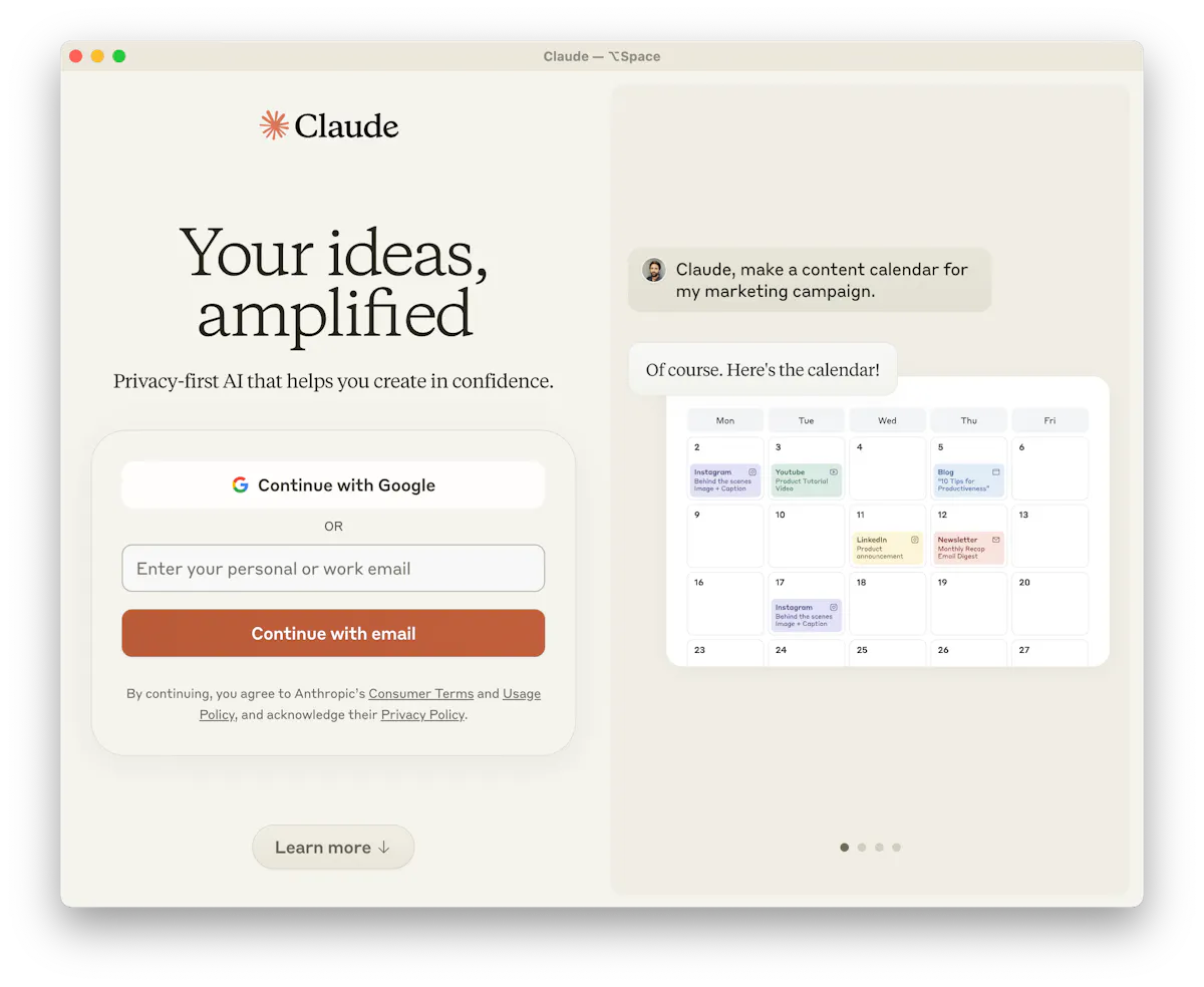 Claude for Desktop