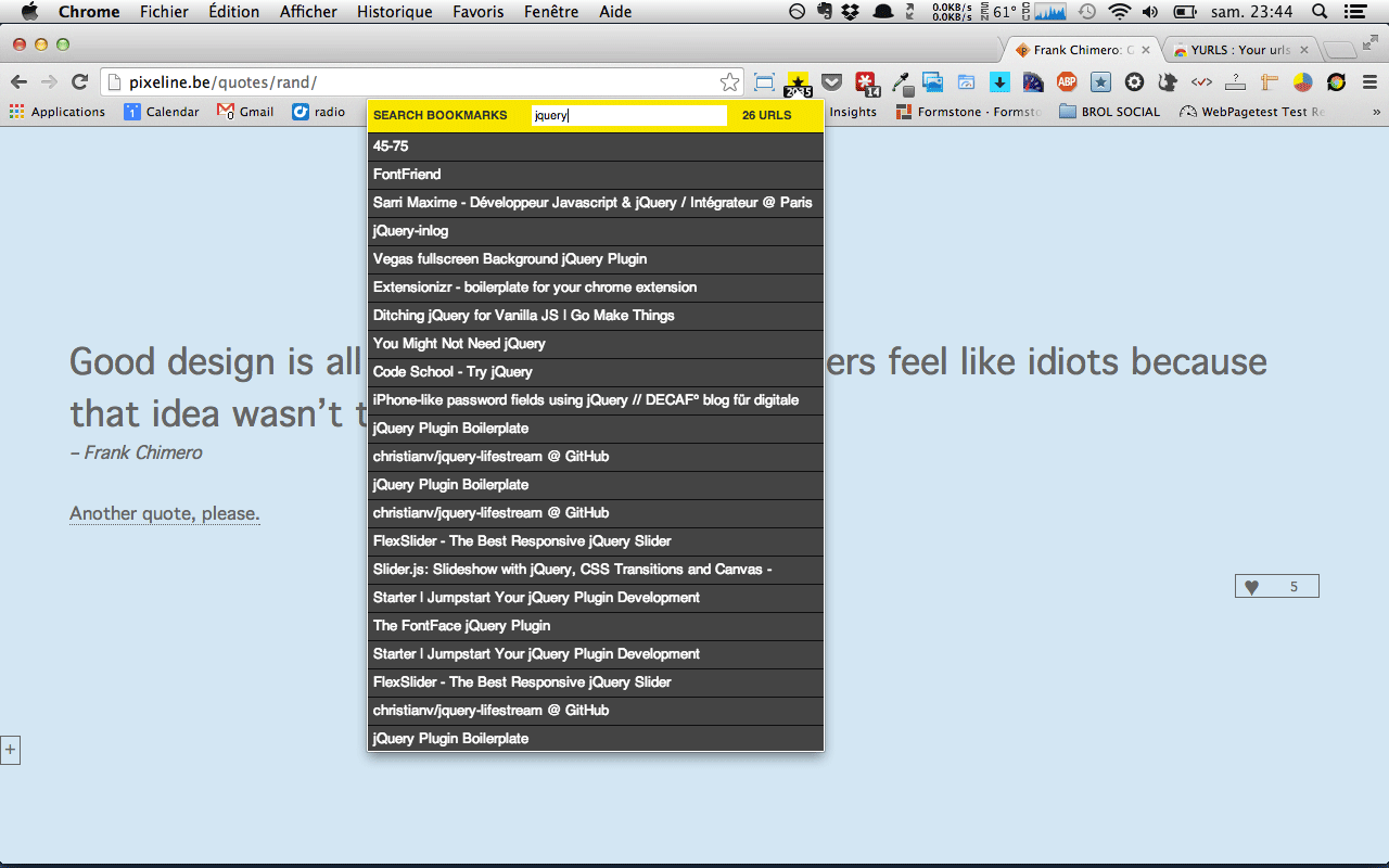 Yurl - bookmark finder gallery image