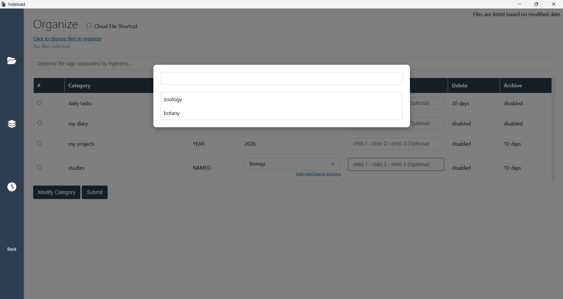 Hideload gallery image