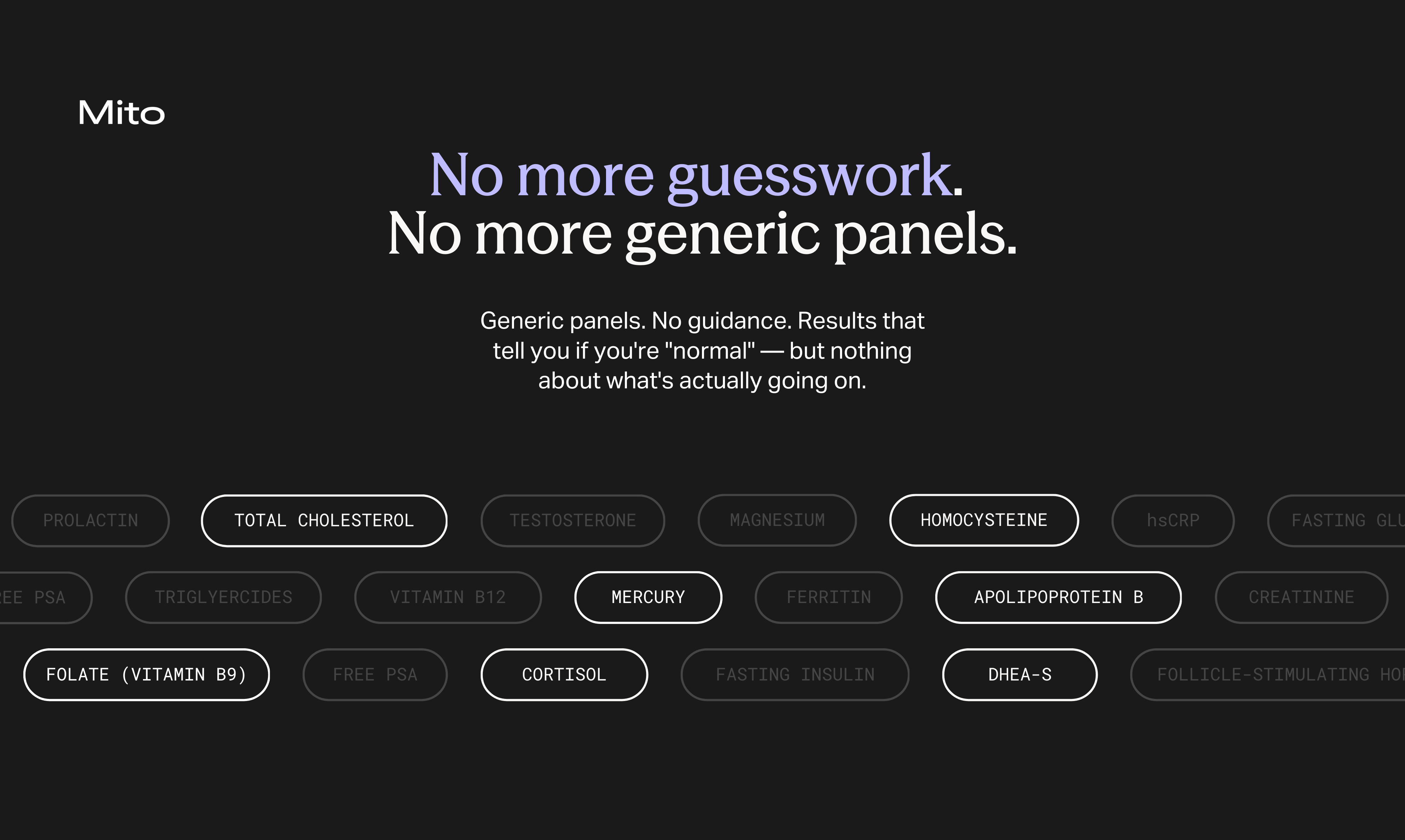 Mito Health - Screenshot 5 showing product features and functionality