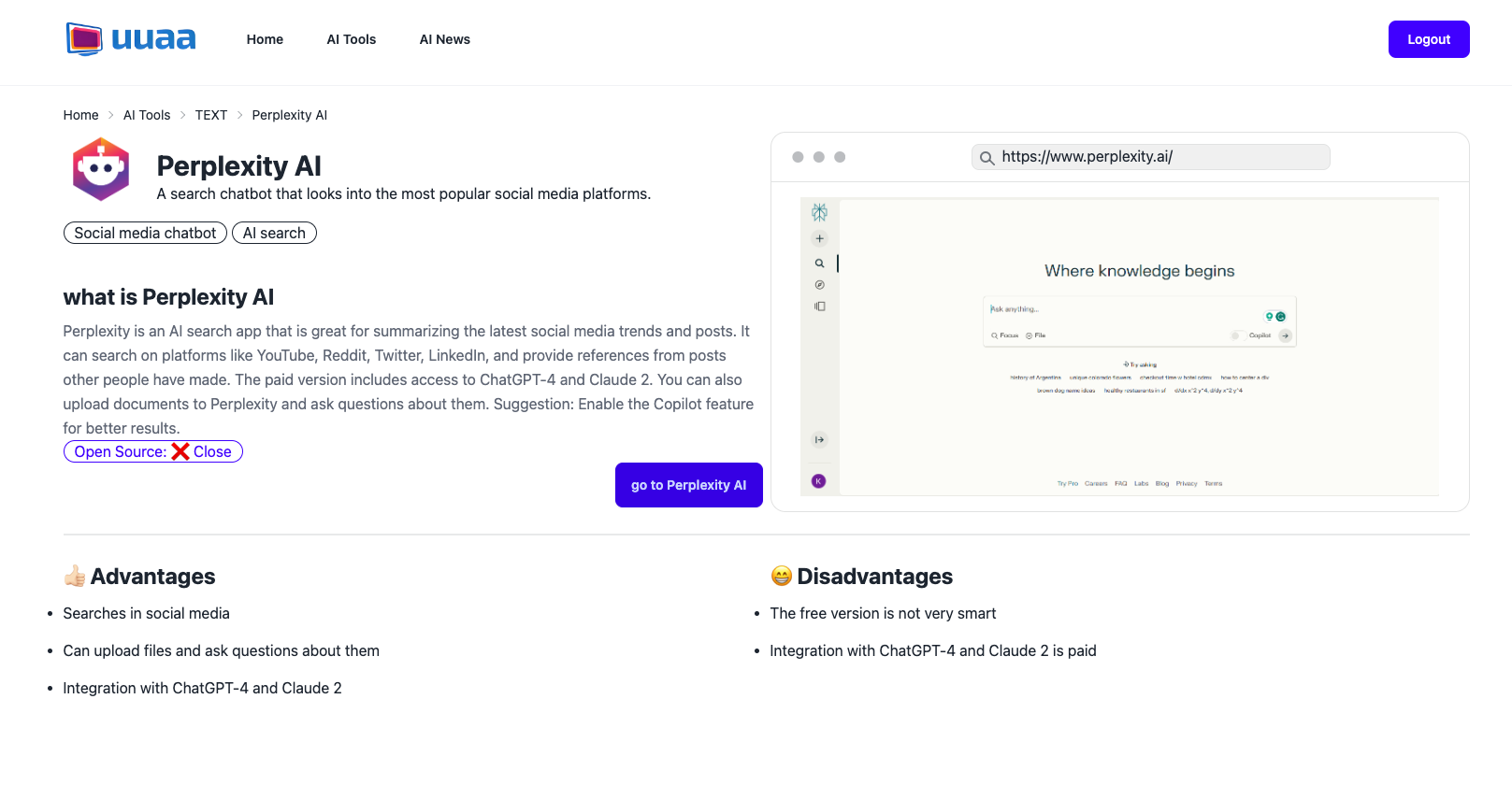 uuaa ai tools gallery image