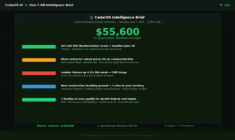CedarOS AI screenshot 1