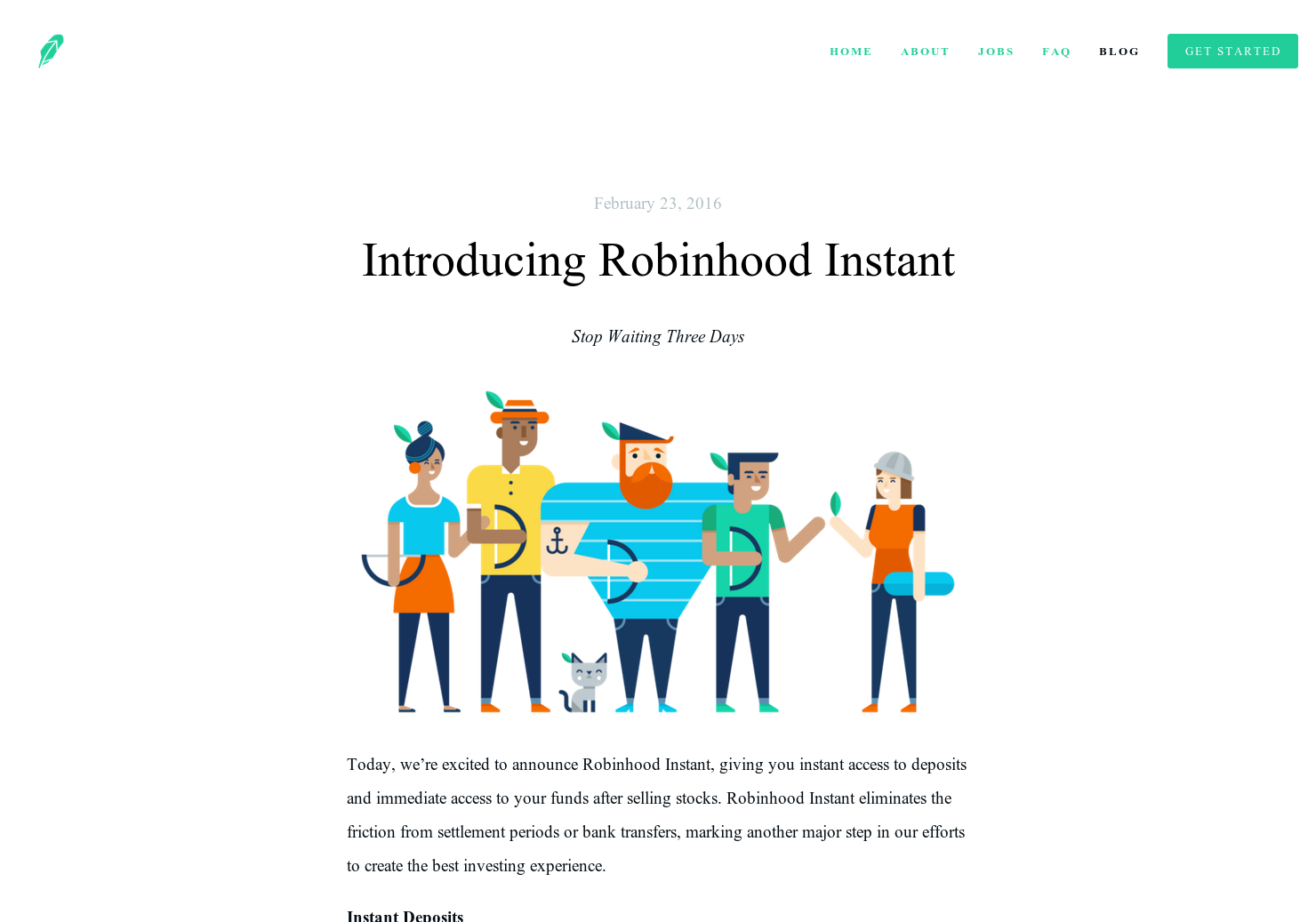 Robinhood Instant