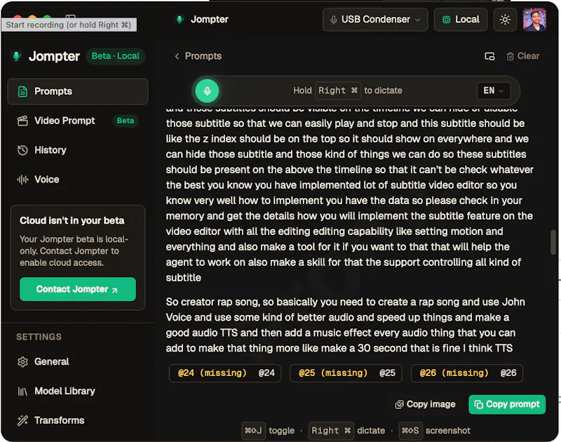 Jompter screenshot 2