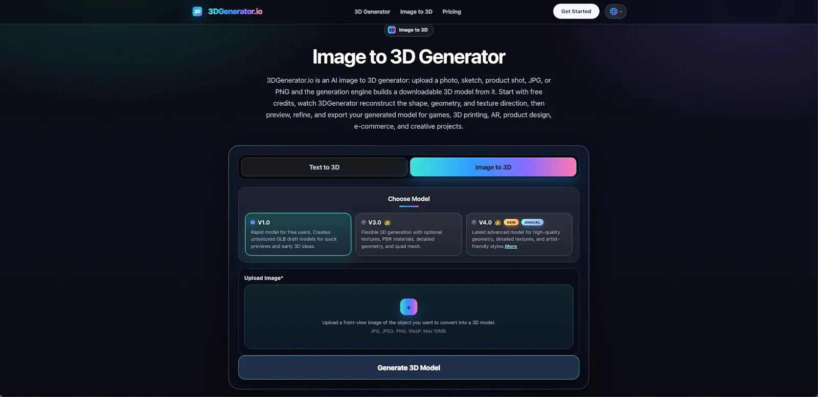3D Generator — Prompt to 3D in Seconds screenshot 2