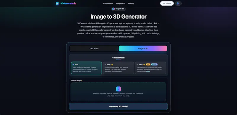 3D Generator — Prompt to 3D in Seconds screenshot 2