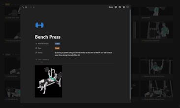 Notion Fitness OS gallery image