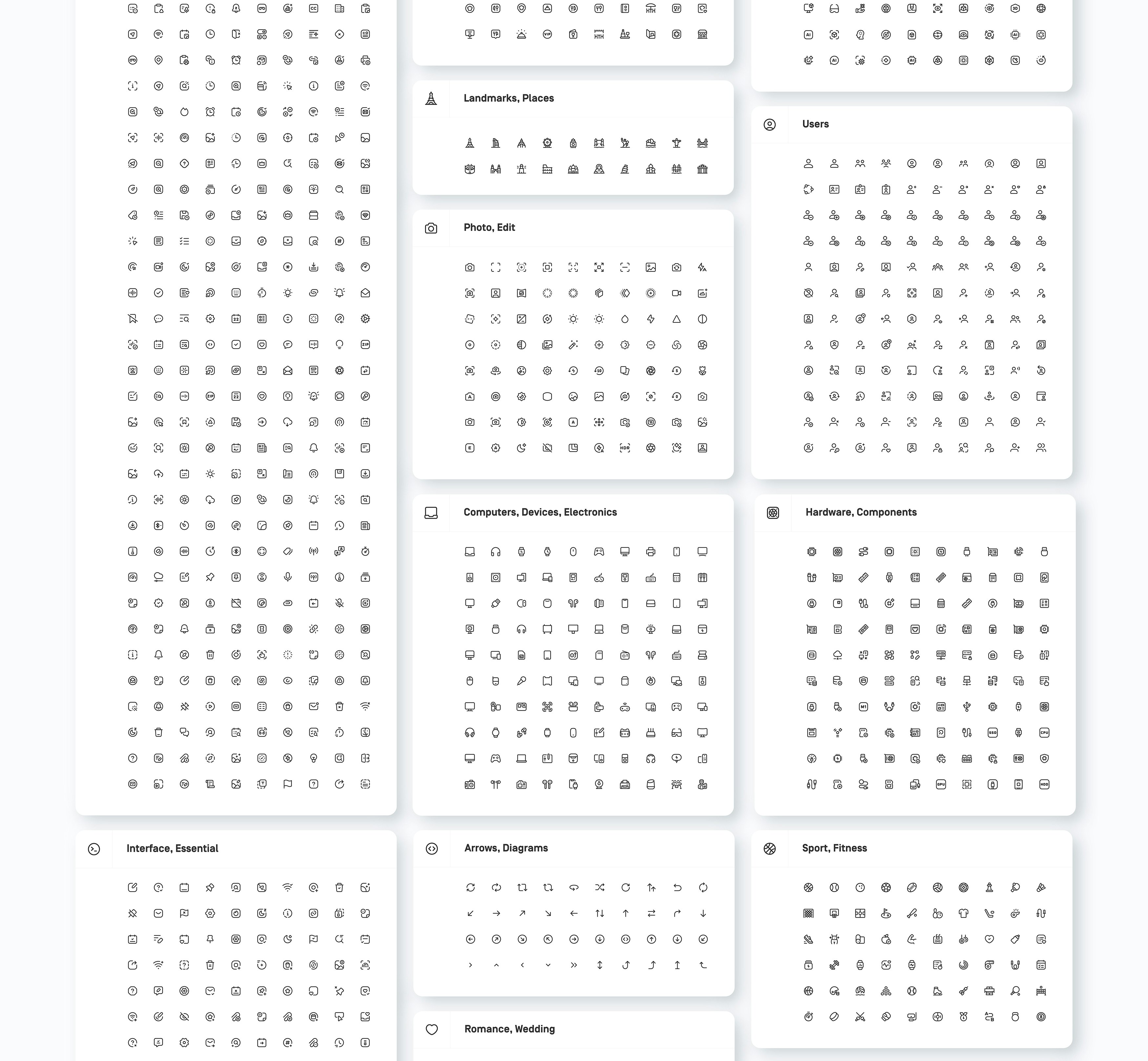 Myicons v—1.21  Vector Line Icons Pack gallery image