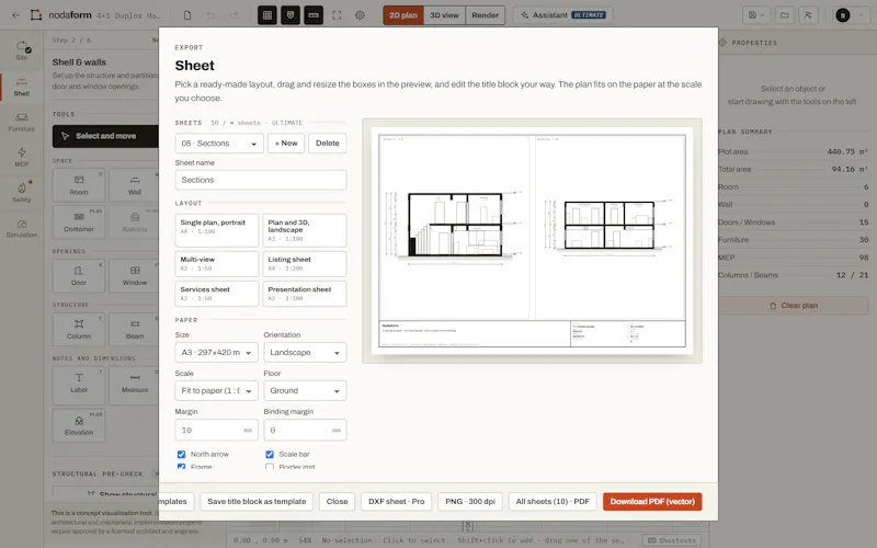 Nodaform screenshot 4