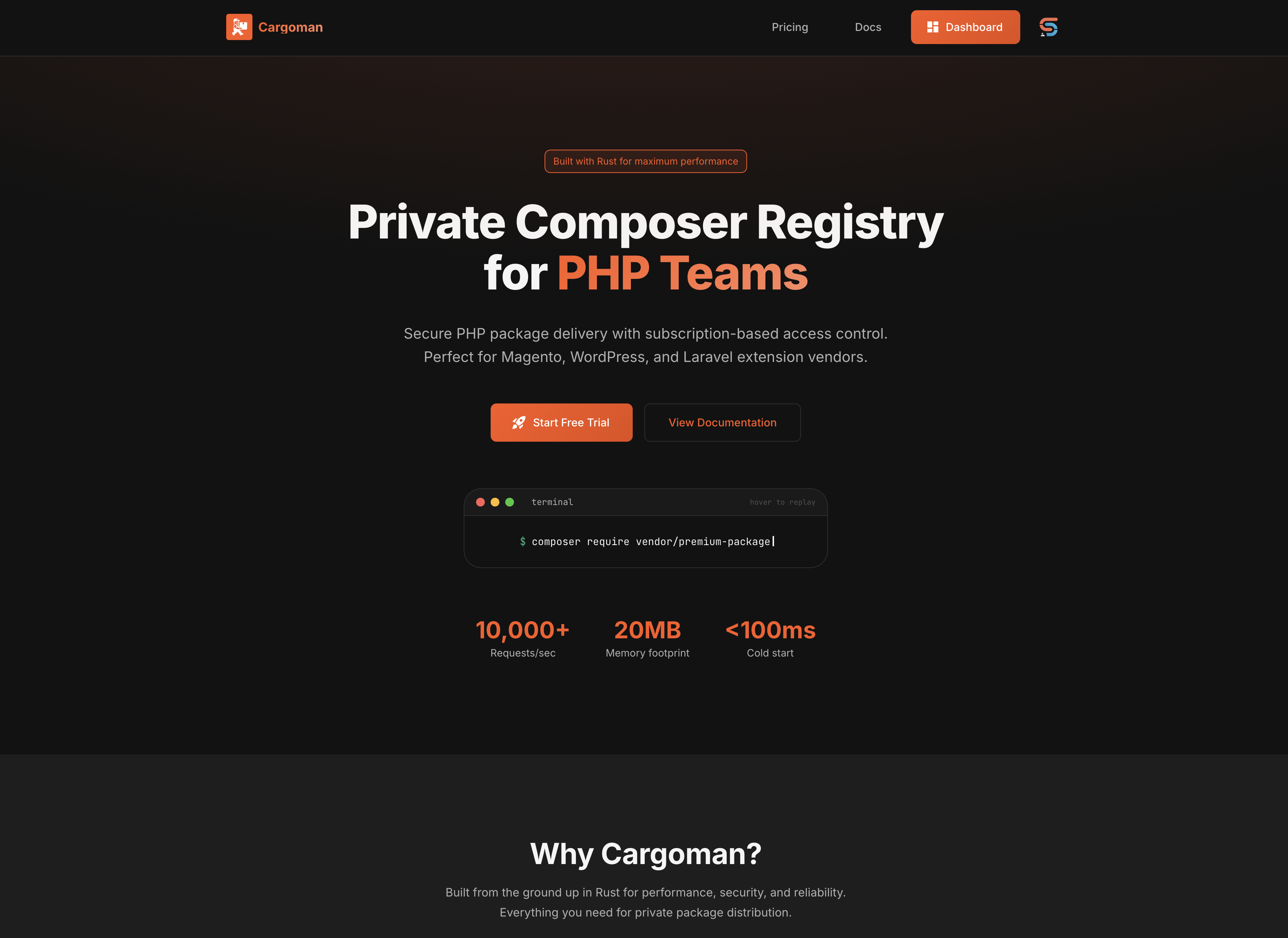 Cargoman - Main product screenshot demonstrating key features and user interface